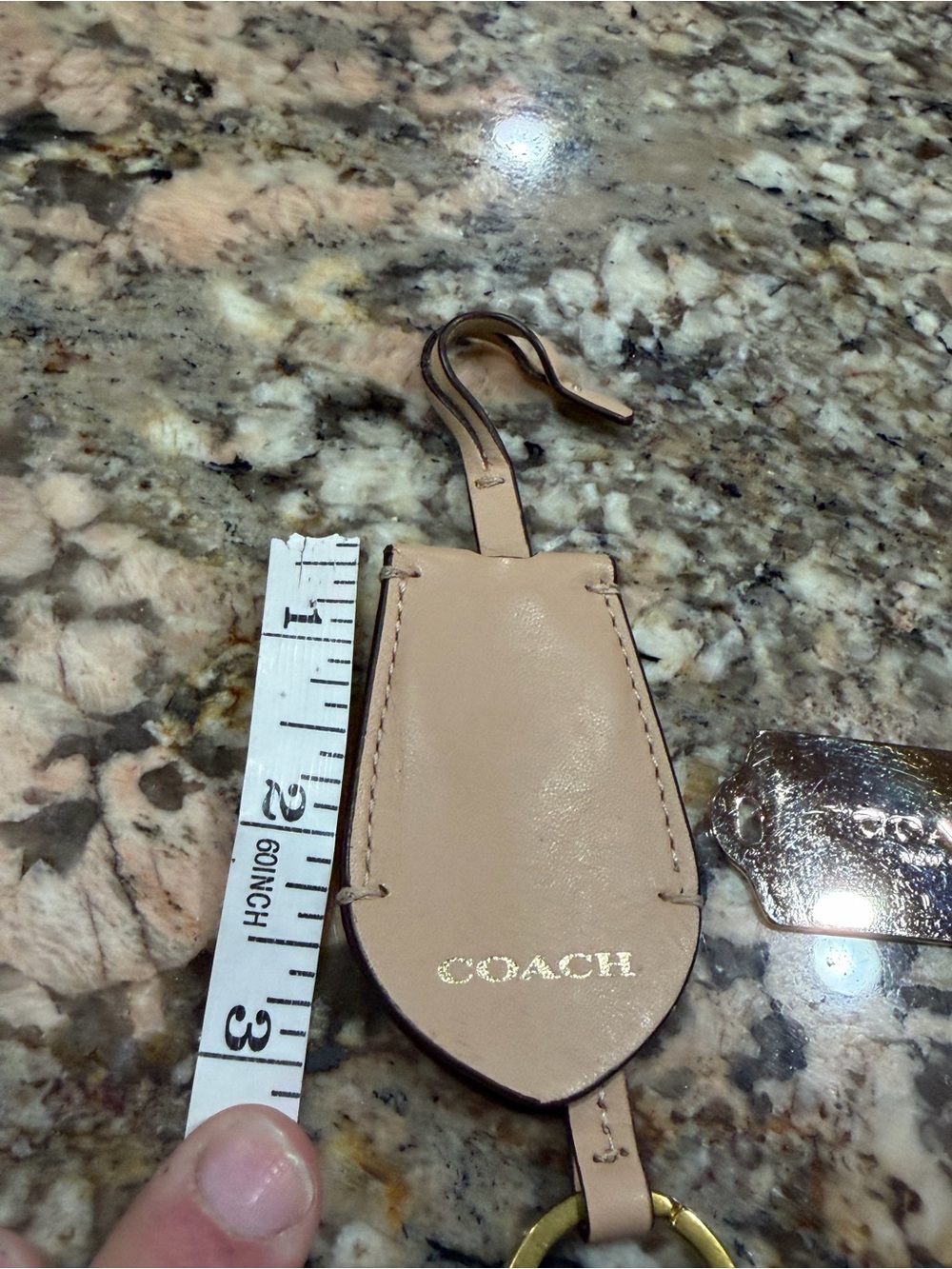 Coach Leather Key Clochette & Gold Coach Dogtag Bundle - Picture 5 of 5